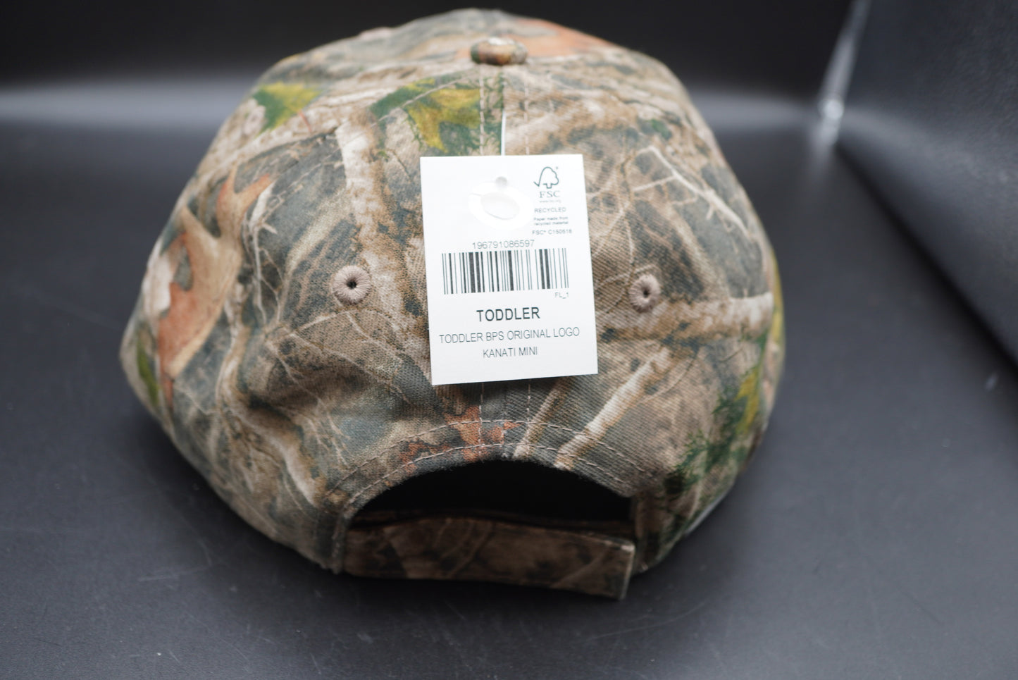 Bass Pro Shops Original Logo Camo Cap for Toddlers - TrueTimber Kanati(子供用)(刺繍ロゴ)