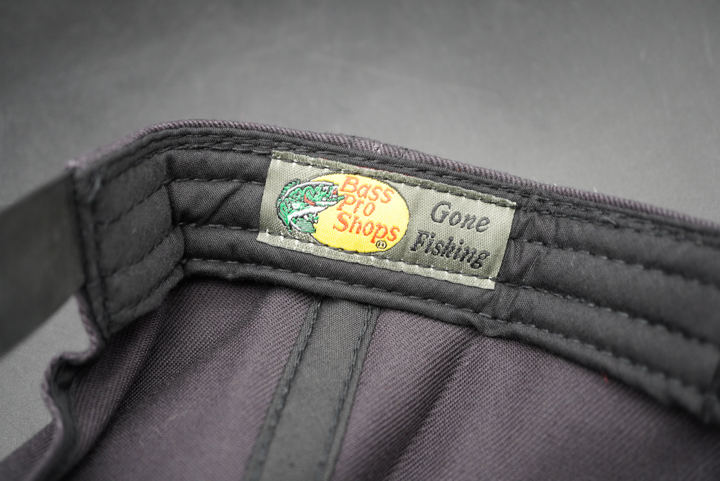 Bass Pro Shops Woodcut Logo Buttery Twill Cap - Black (Embroidered Logo)