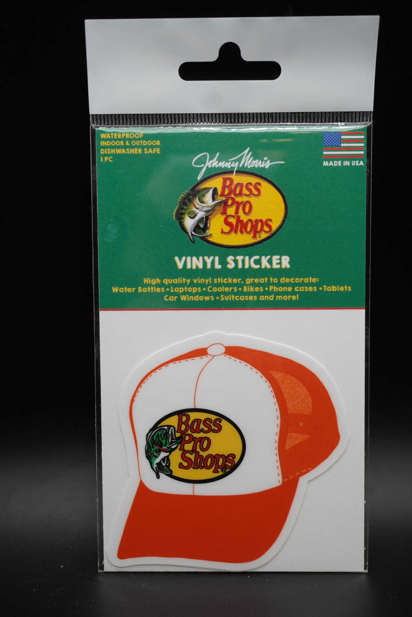 Bass Pro Shops Logo Trucker Cap Vinyl Sticker