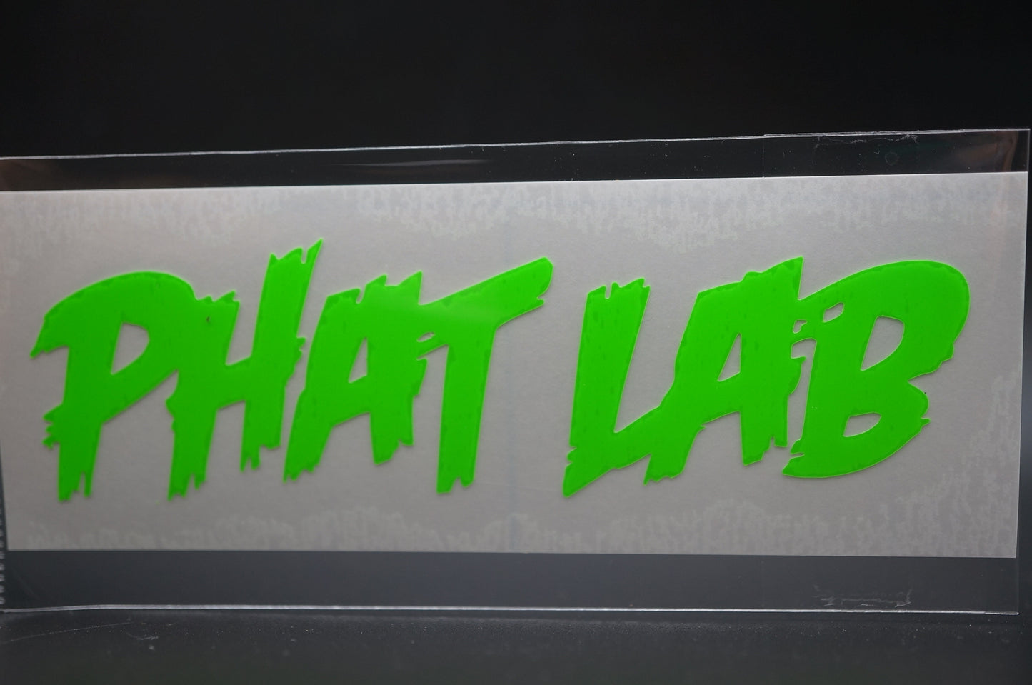 Phat Lab Cutting Sticker Fluorescent Green