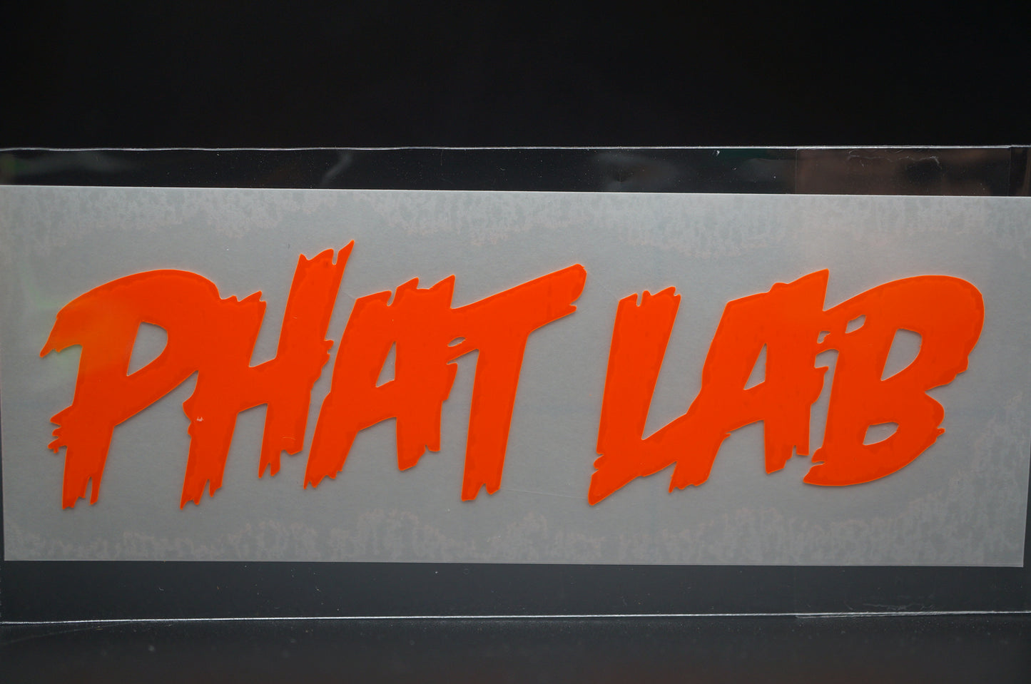 Phat Lab Cutting Sticker Fluorescent Orange