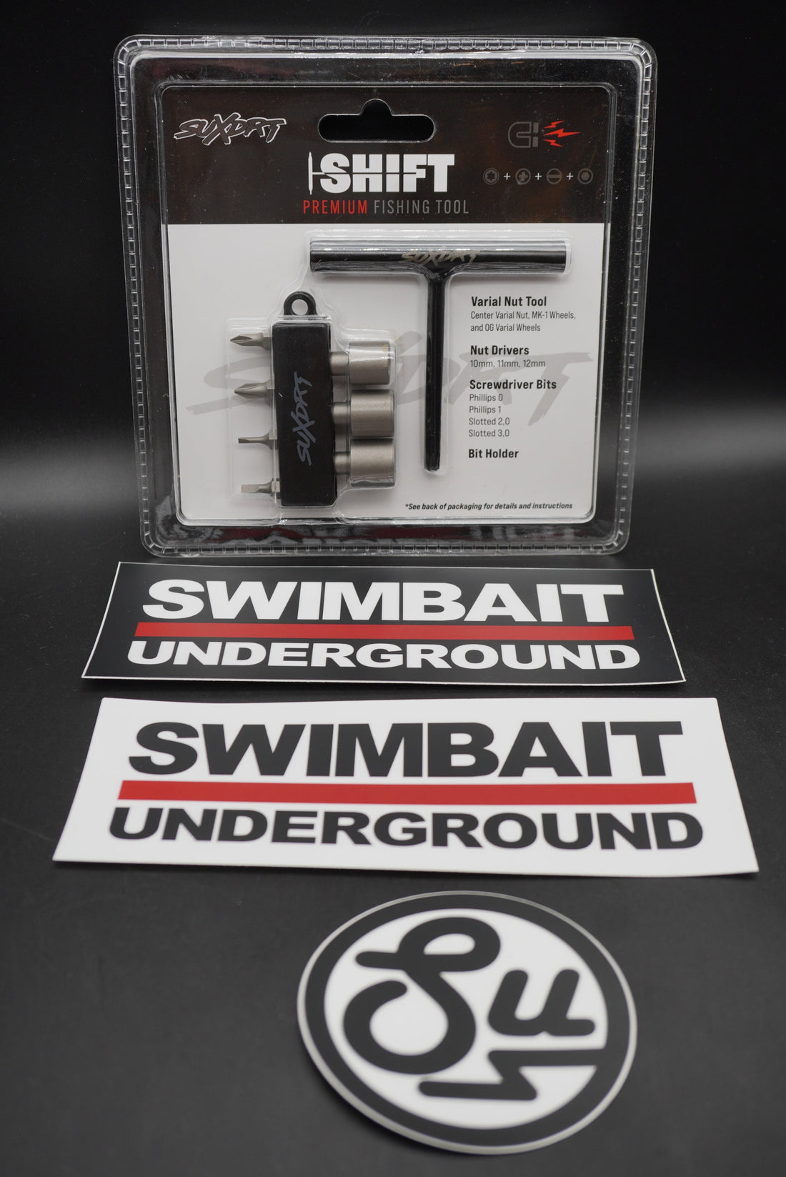SWIMBAIT UNDERGROUND X DRT SHIFT FISHING TOOL SWIMBAIT UNDERGROUND Logo Look Up Sticker Circle SU Sticker 入荷しました☆