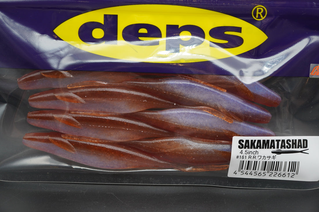 デプス サカマタシャッド4.5インチ 新色 #161 R.R.ﾜｶｻｷﾞ 入荷しました！