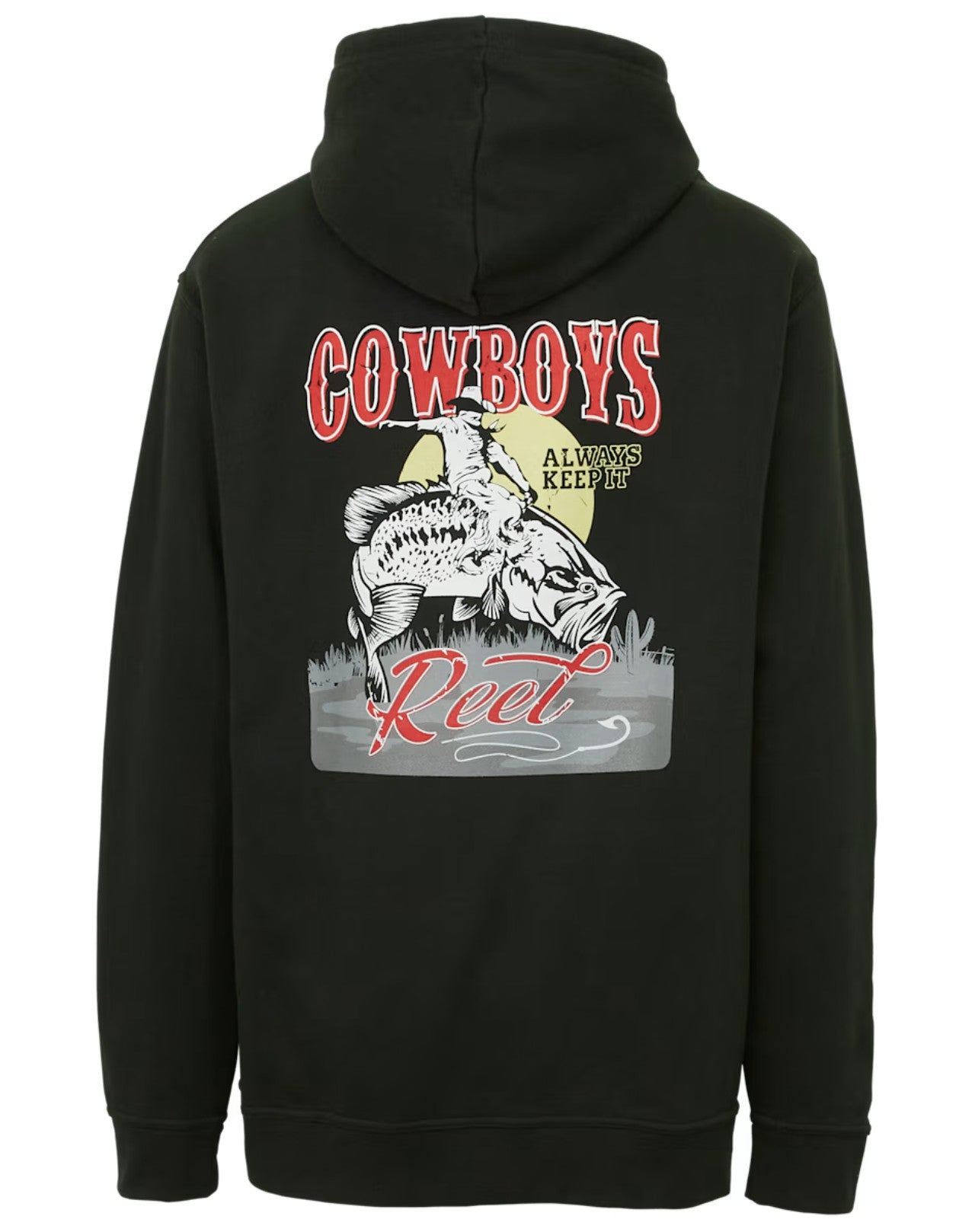 Bass Pro Shops Fishing Cowboy Pullover Long-Sleeve Hoodie for Men