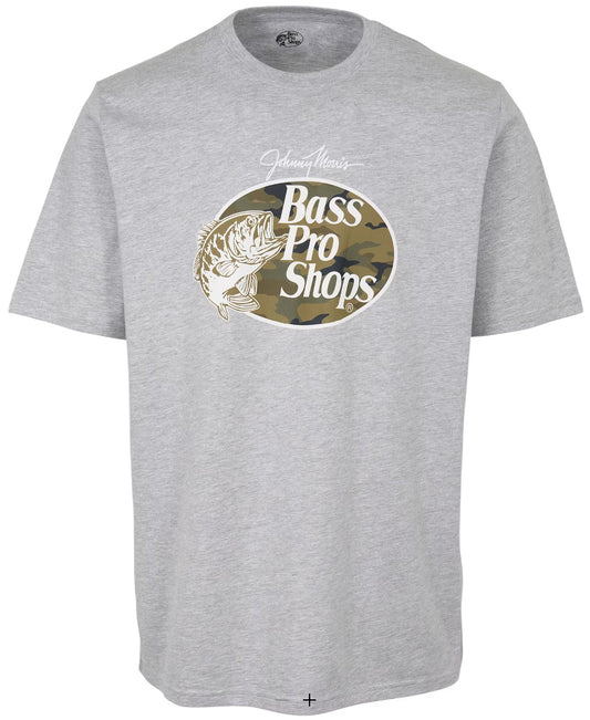 Bass Pro Shops Flag Filled Logo Short-Sleeve T-Shirt(Color: Heather Gray)