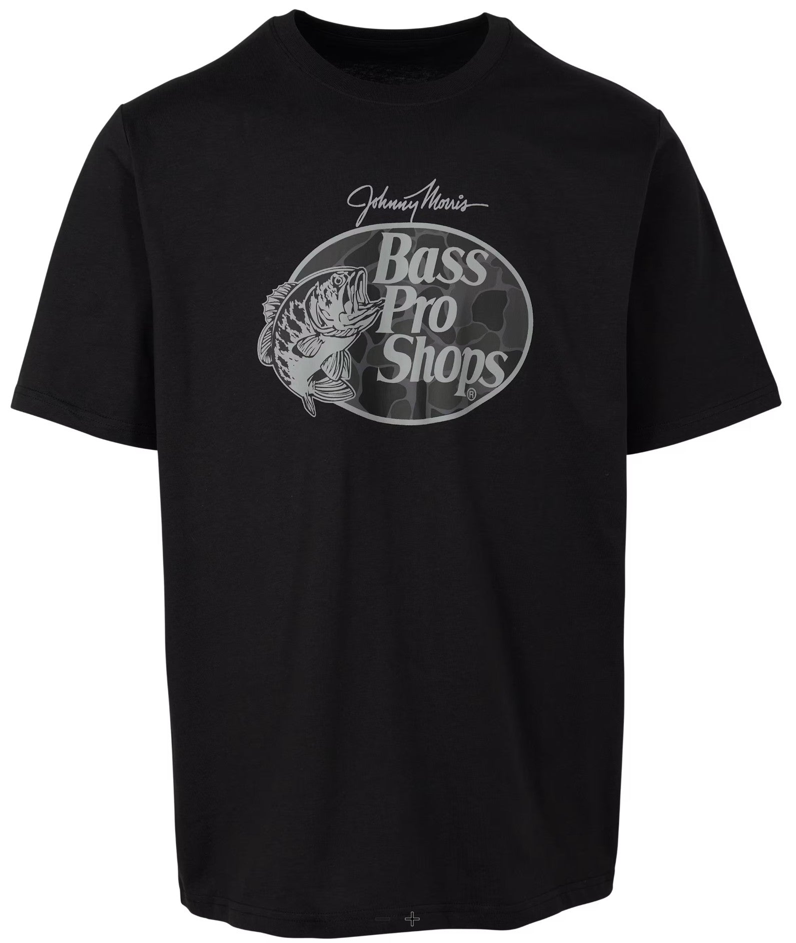 Bass Pro Shops Camo-Filled Logo Short-Sleeve T-Shirt(Color: Black) | NUSHI Kyoto Japan