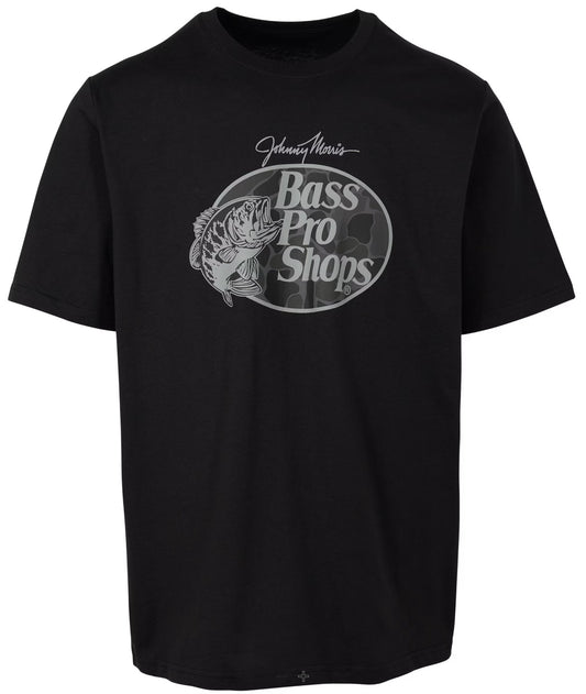 Bass Pro Shops Camo-Filled Logo Short-Sleeve T-Shirt(Color: Black)