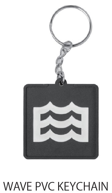 WAVE PVC KEYCHAIN | NUSHI Kyoto Japan