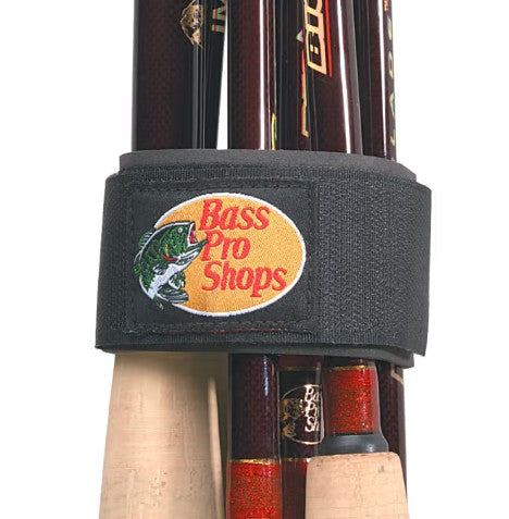 BassProShops Rod Wrap 2-Pack:Black
