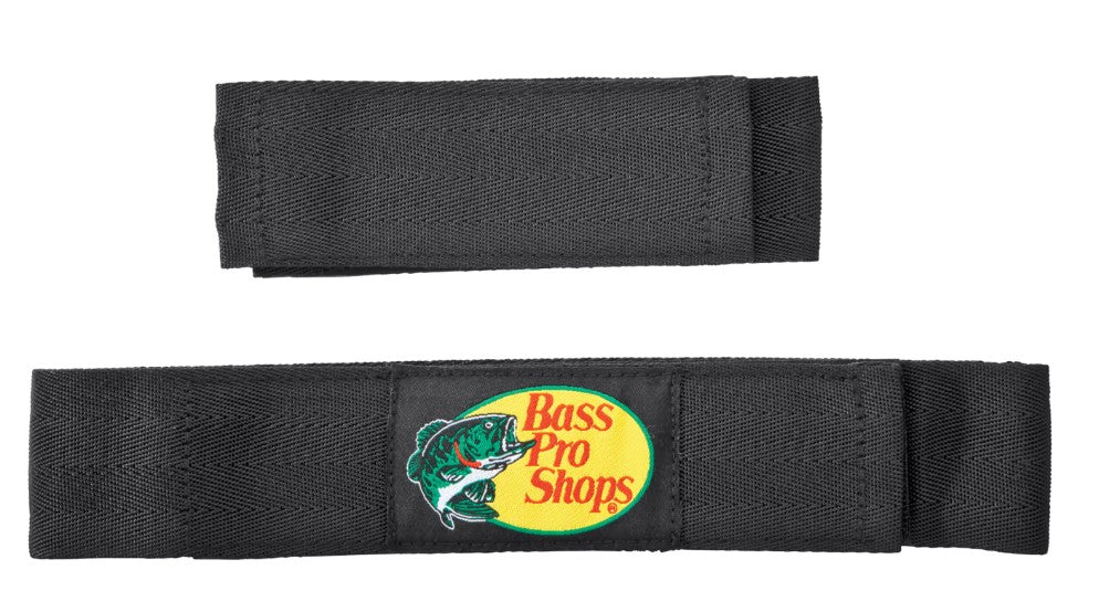 BassProShops Rod Wrap 2-Pack:Black