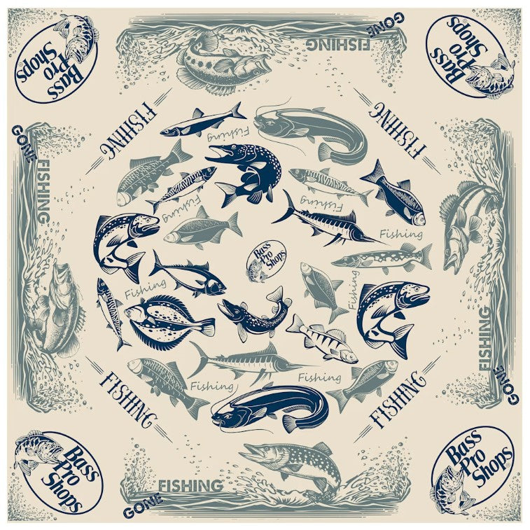 Bass Pro Shops Sports Fishing Bandana