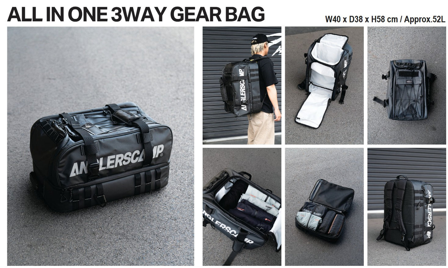JAGUY x DRT ALL IN ONE 3WAY GEAR BAG