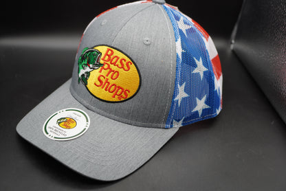 Bass Pro Shops Stars and Stripes Mesh-Back Cap (Embroidered Logo)