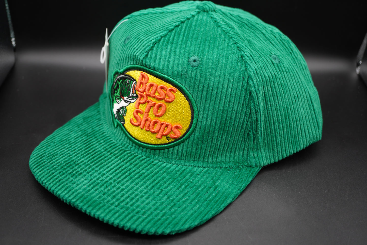 Bass Pro Shops Corduroy Cap - Green (Embroidered Logo)