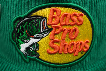 Bass Pro Shops Corduroy Cap - Green (Embroidered Logo)