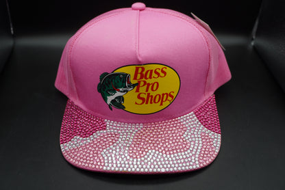 Bass Pro Shops Bling Mesh-Back Cap - Pink Camo