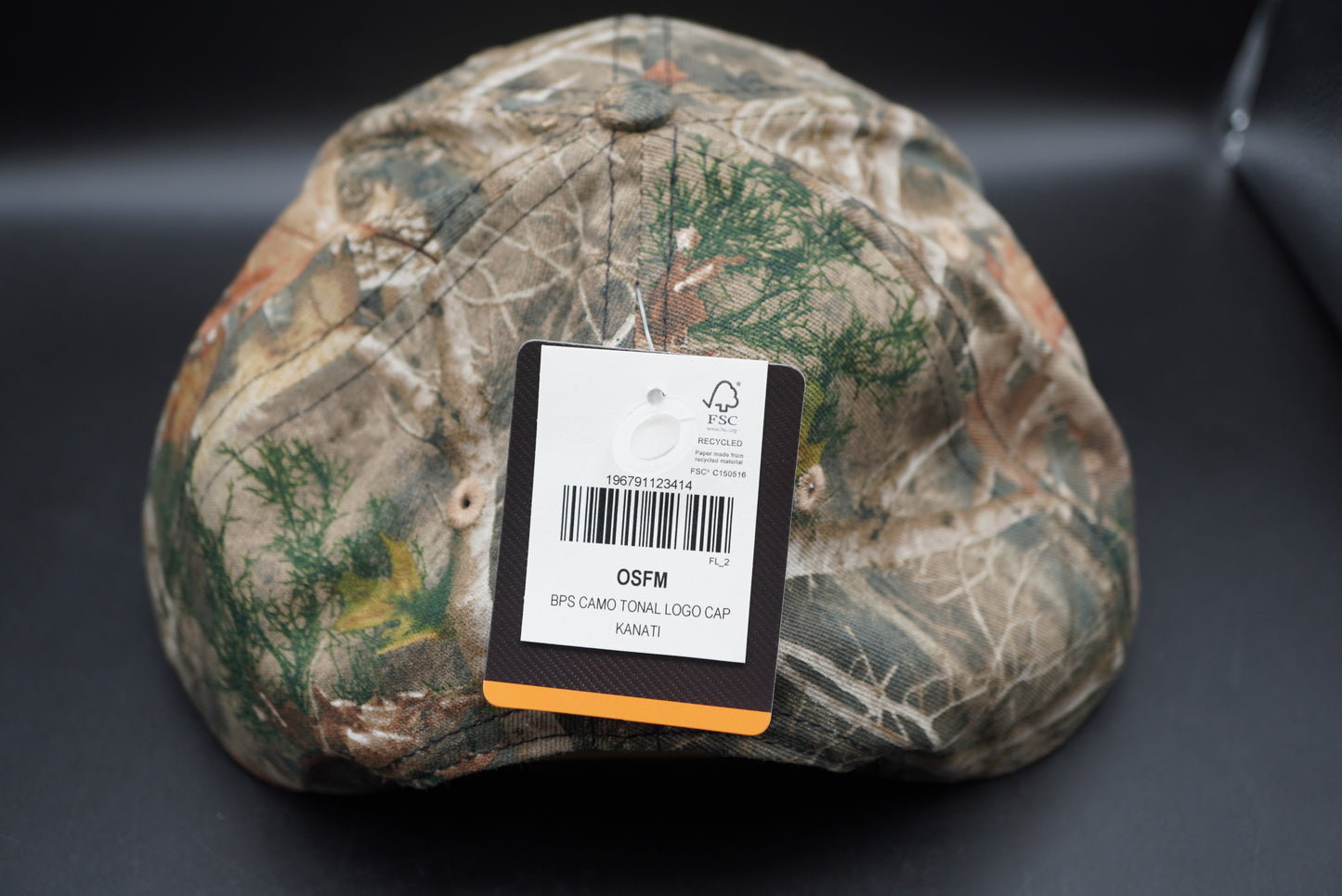 Bass Pro Shops Camo Tonal Logo Cap for Men - TrueTimber (刺繍ロゴ)