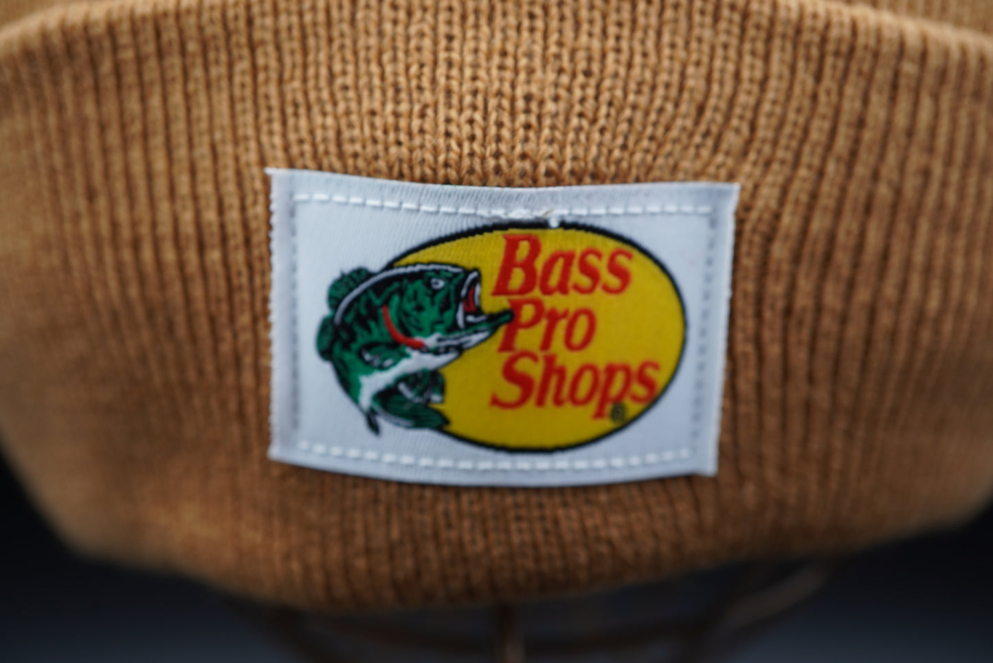 Bass Pro Shops Logo Label Knit Cuff Beanie - Chipmunk