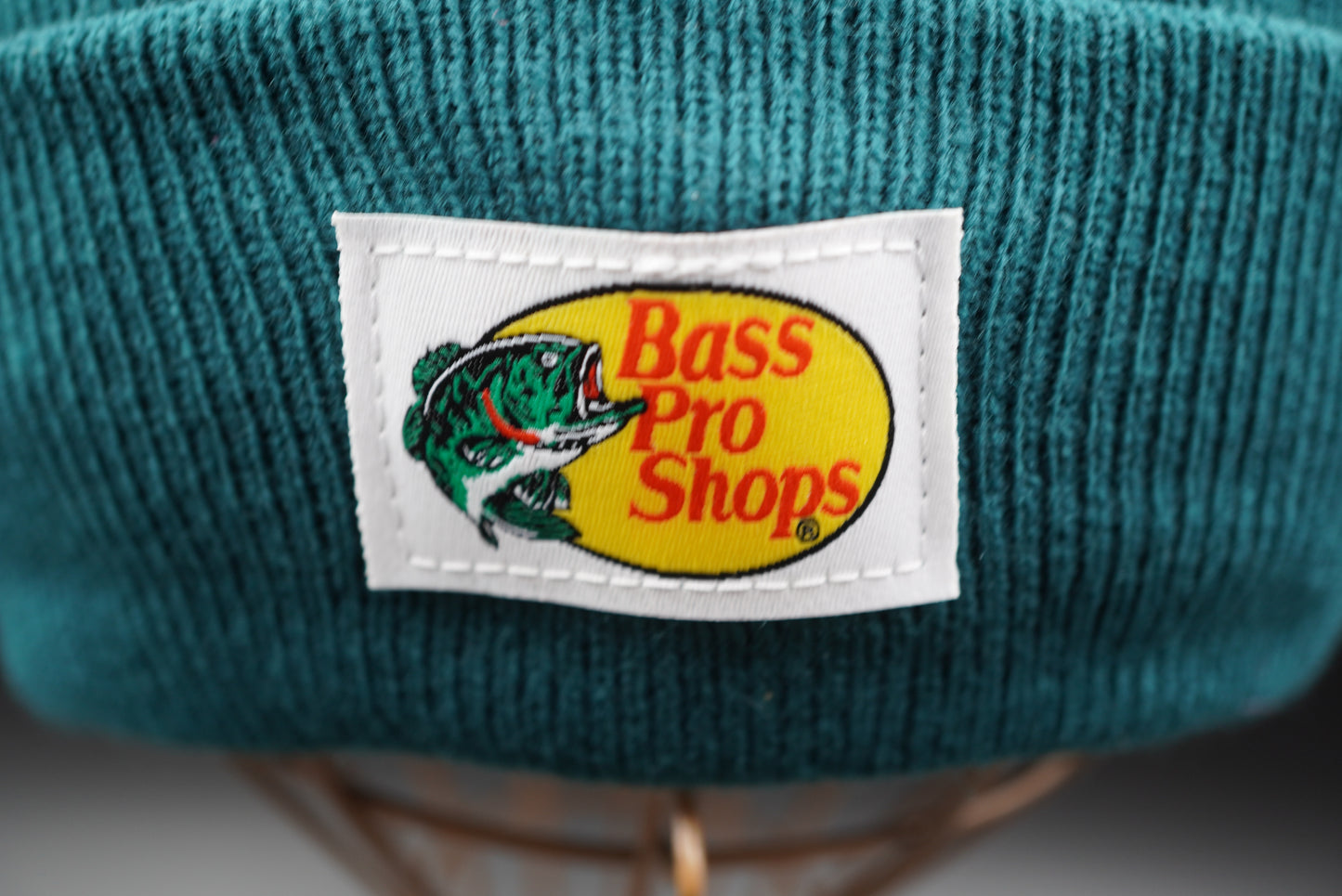 Bass Pro Shops Logo Label Knit Cuff Beanie - Reflecting Pond