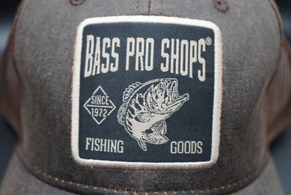 Bass Pro Shops Workwear Mesh-Back Cap - Brown (Embroidered Logo)