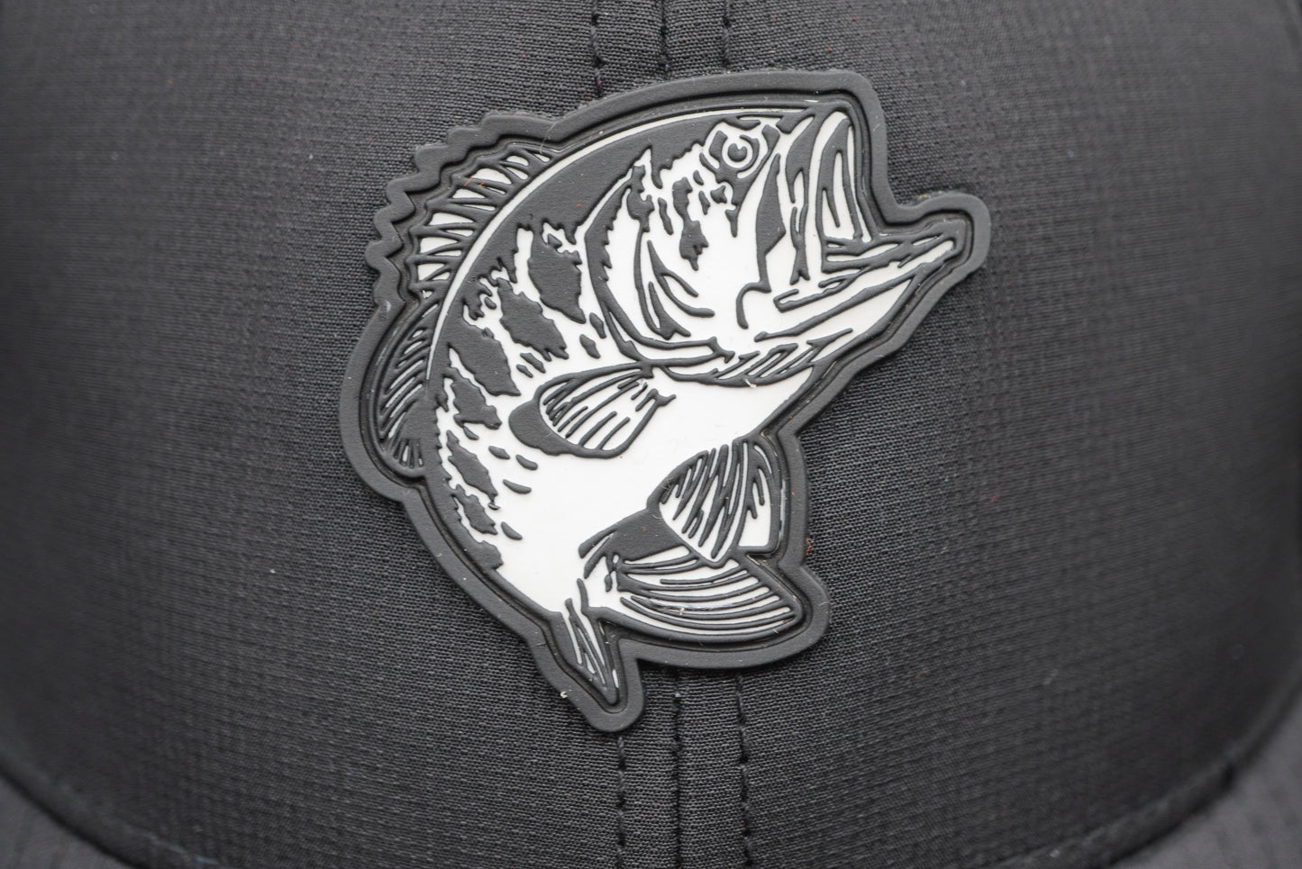 Bass Pro Shops Bass Performance Mesh-Back Cap - Charcoal/Black (Embroidered Logo)