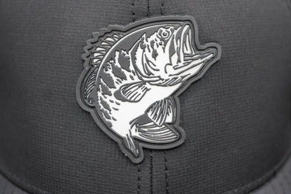 Bass Pro Shops Bass Performance Mesh-Back Cap - Black (Embroidered Logo)