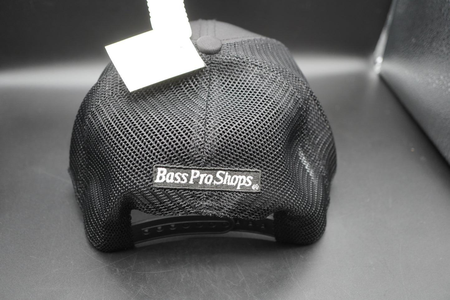 Bass Pro Shops Bass Performance Mesh-Back Cap - Black (Embroidered Logo)