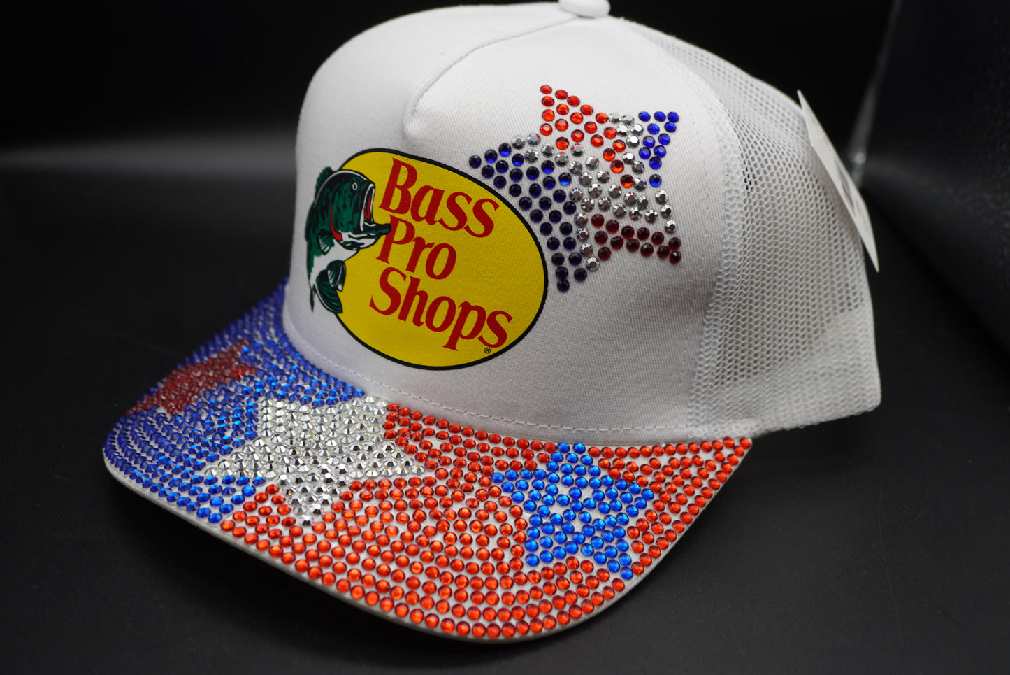 Bass Pro Shops Bling Mesh-Back Cap - Patriotic