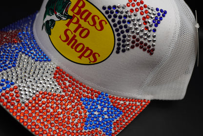 Bass Pro Shops Bling Mesh-Back Cap - Patriotic