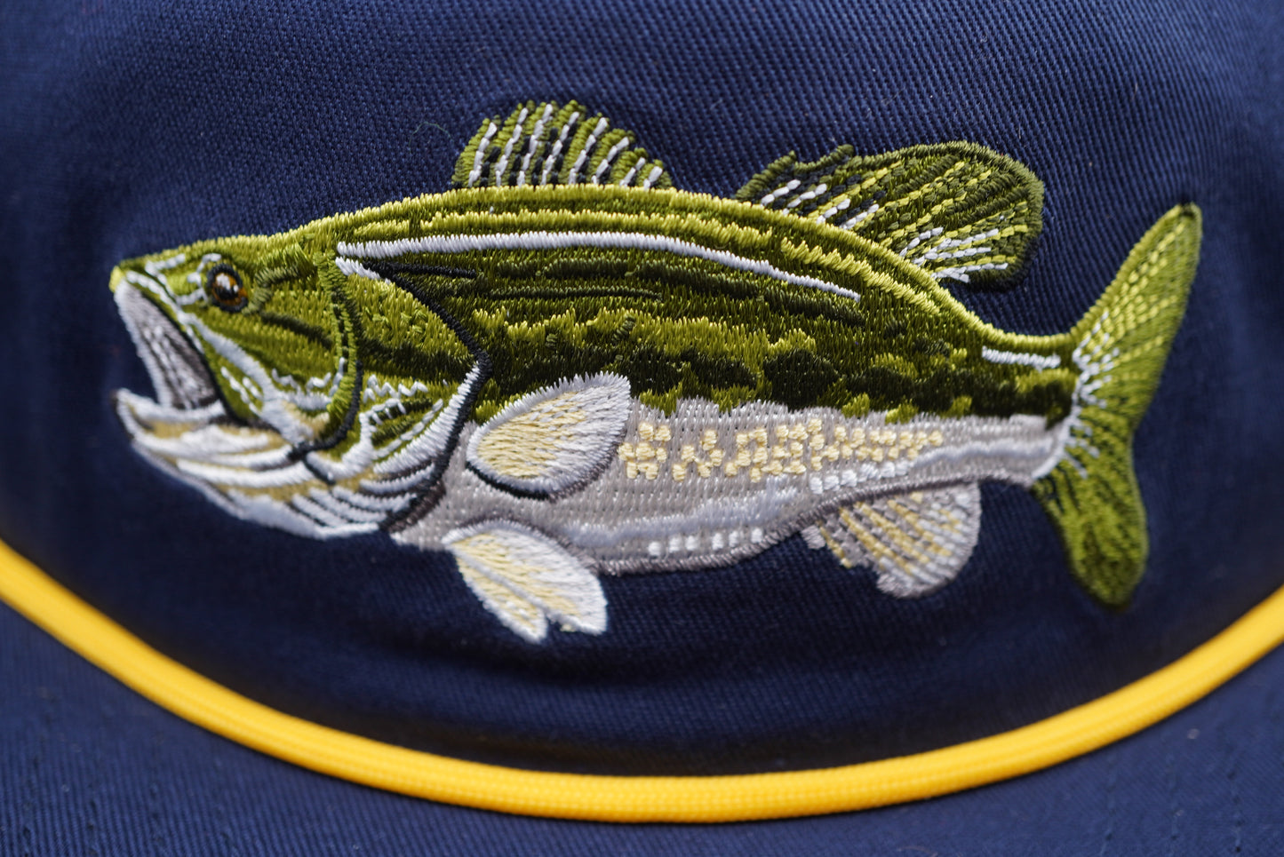 Bass Pro Shops Embroidered Bass Mesh Snapback Cap (Embroidered Logo)