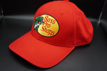 Bass Pro Shops Woodcut Logo Buttery Twill Cap - Red(刺繍ロゴ)