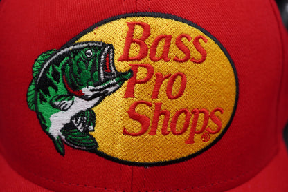 Bass Pro Shops Woodcut Logo Buttery Twill Cap - Red(刺繍ロゴ)