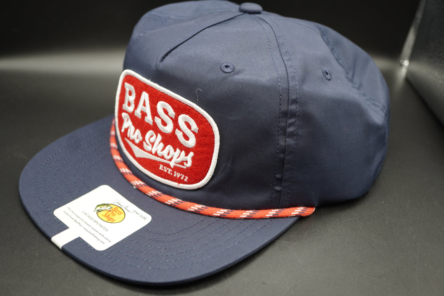 Bass Pro Shops Vintage BPS Patch Cap - Navy(刺繍ロゴ)