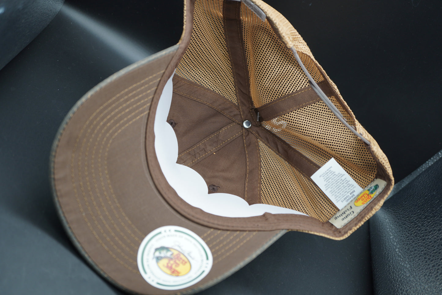 Bass Pro Shops Patch Workwear Mesh-Back Cap - Brown/Brown(刺繍ロゴ)