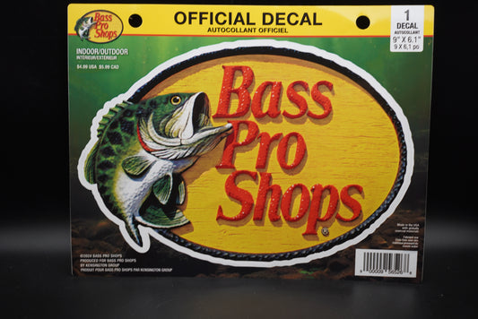 Bass Pro Shops Flexible Vinyl Decal - 9'' x 6.1'' (Stickers)