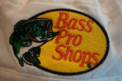 Bass Pro Shops Bass Logo Bucket Hat - White (Embroidered Logo)