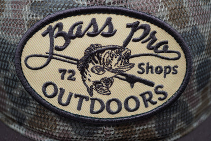 Bass Pro Shops Outdoors Patch All-Over Mesh Cap - Camo (Embroidered Logo)