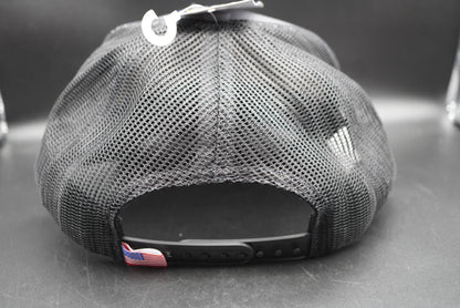 Bass Pro Shops Flag Logo Patch Mesh-Back Cap - Charcoal (Embroidered Logo)