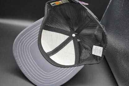 Bass Pro Shops Flag Logo Patch Mesh-Back Cap - Charcoal (Embroidered Logo)