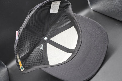 Bass Pro Shops Flag Logo Patch Mesh-Back Cap - Black (Embroidered Logo)