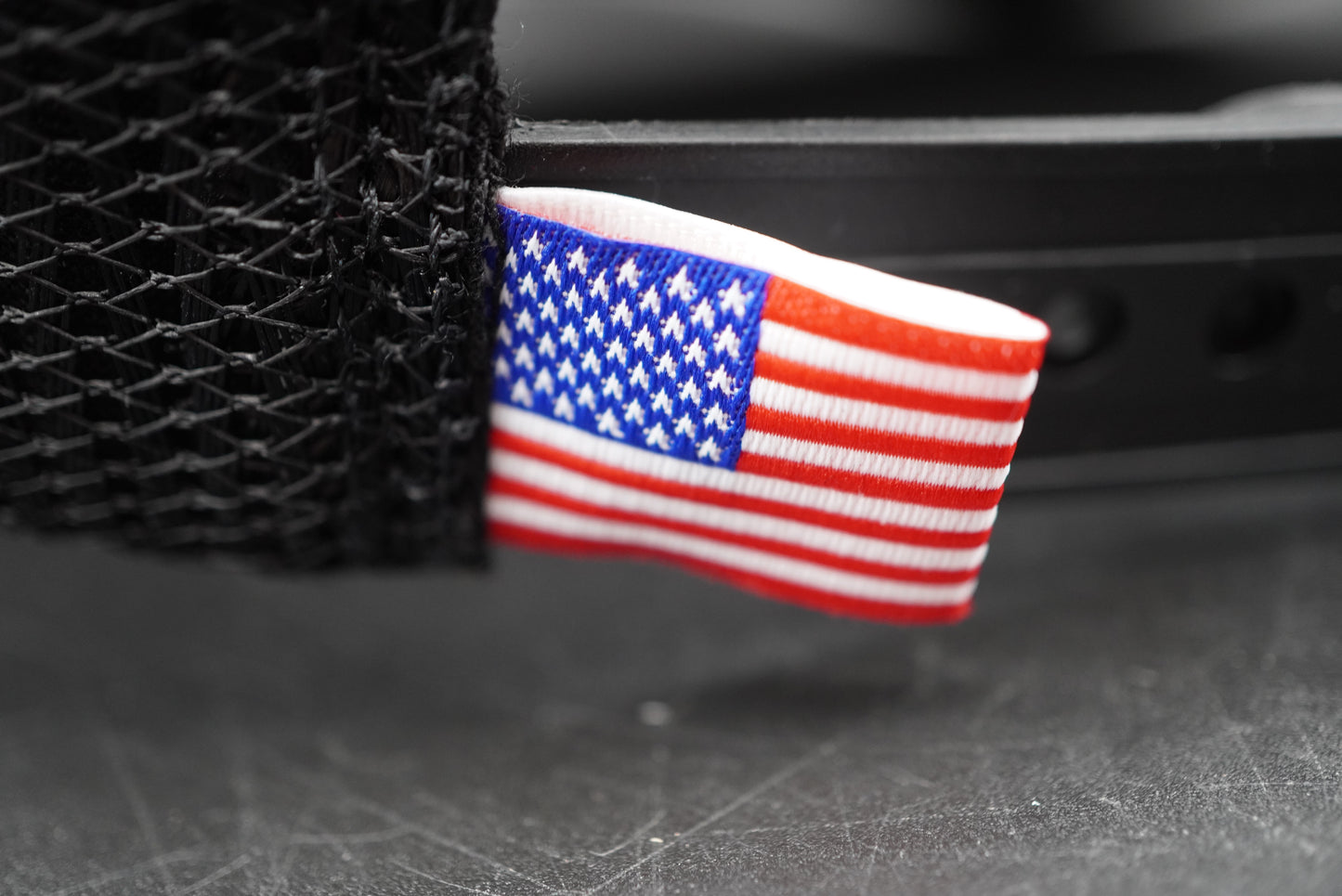 Bass Pro Shops Flag Logo Patch Mesh-Back Cap - Olive (Embroidered Logo)