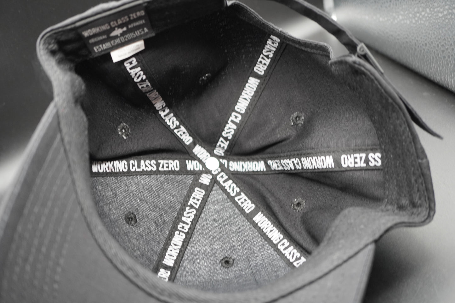 Bars Riptop Canvas Hat Black