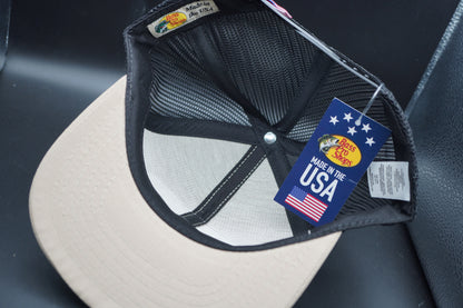 Bass Pro Shops Flag Logo Patch Mesh-Back Cap - Stone (刺繍ロゴ)