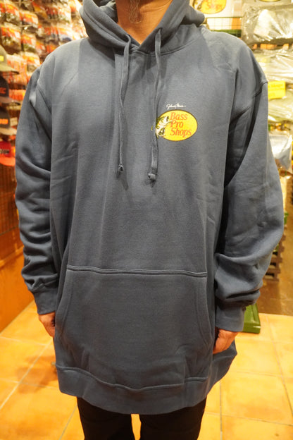 Bass Pro Shops Bassquatch Long-Sleeve Hoodie for Men - Navy -