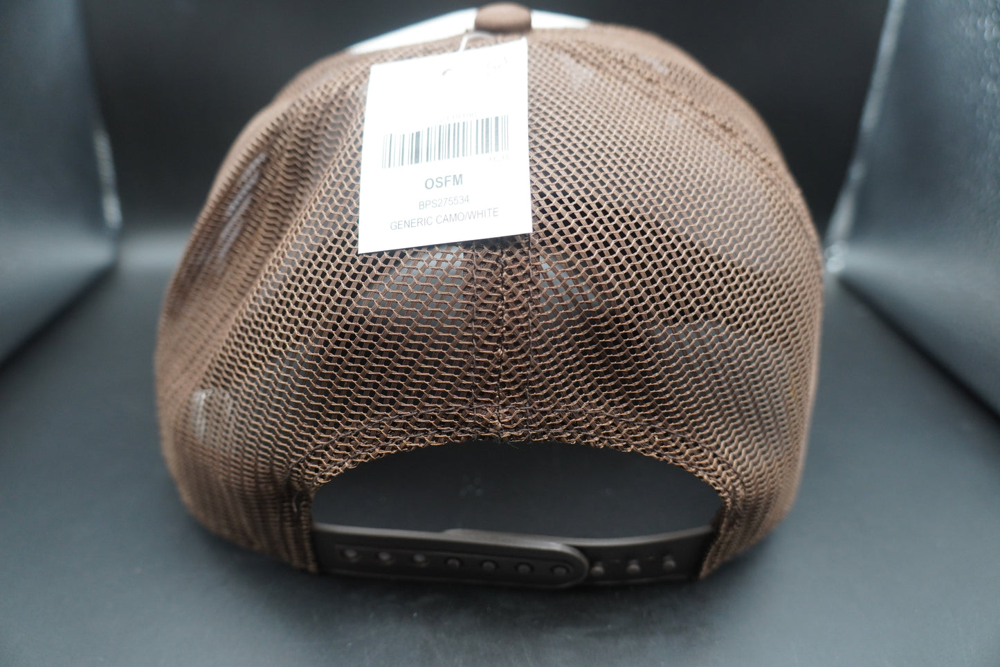 New!Bass Pro Shops Leaping Bass Logo Cap - White/Brown Duck(刺繍ロゴ)