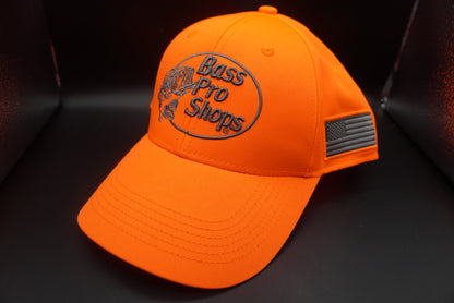 Bass Pro Shops Gameday Solid-Back Cap - Blaze(刺繍ロゴ)