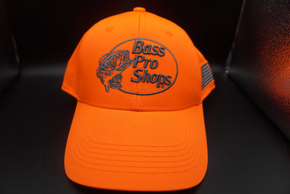 Bass Pro Shops Gameday Solid-Back Cap - Blaze(刺繍ロゴ)