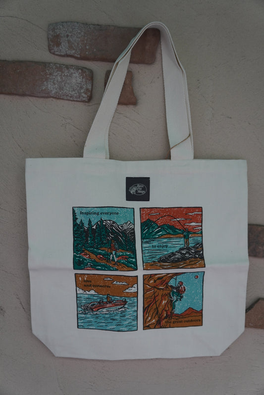Bass Pro Shops Canvas Tote Bag - Outdoor World