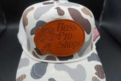 Bass Pro Shops Chenille Patch Cap - Hunter/Khaki (Embroidered Logo)
