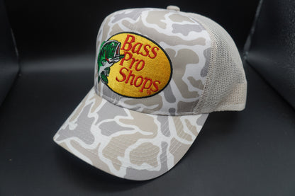 Bass Pro Shops Embroidered Mesh Cap - Khaki Duck Camo(刺繍ロゴ)